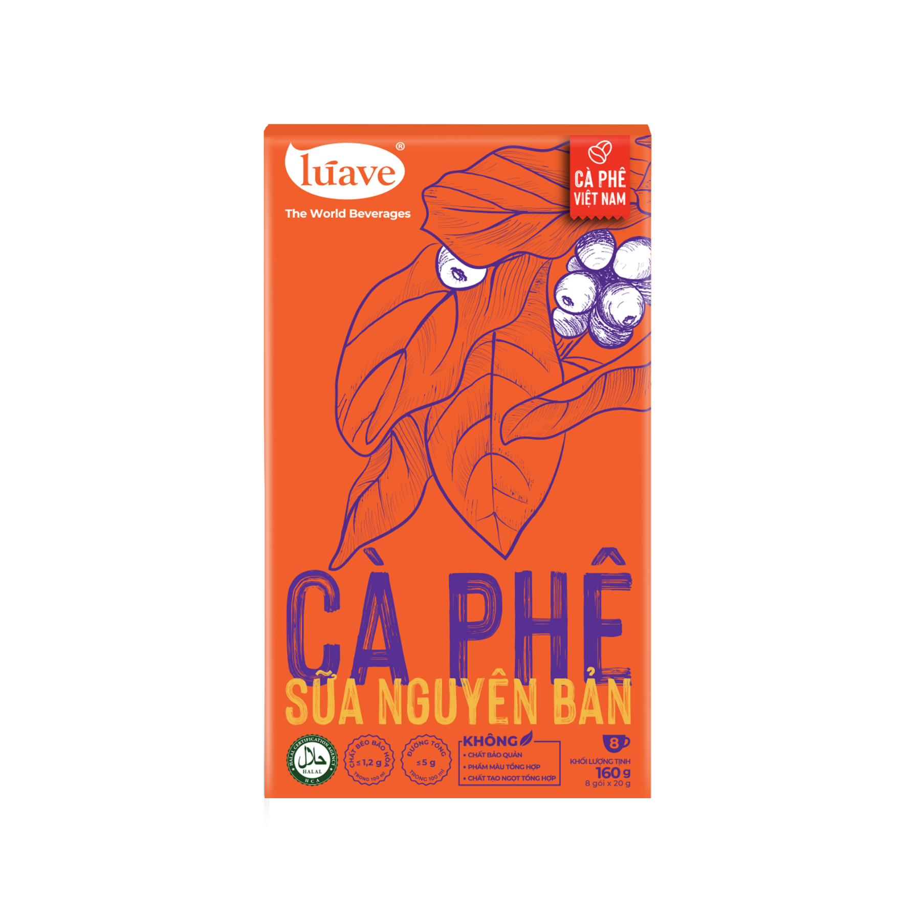 Cà phê sữa nguyên bản Lúave