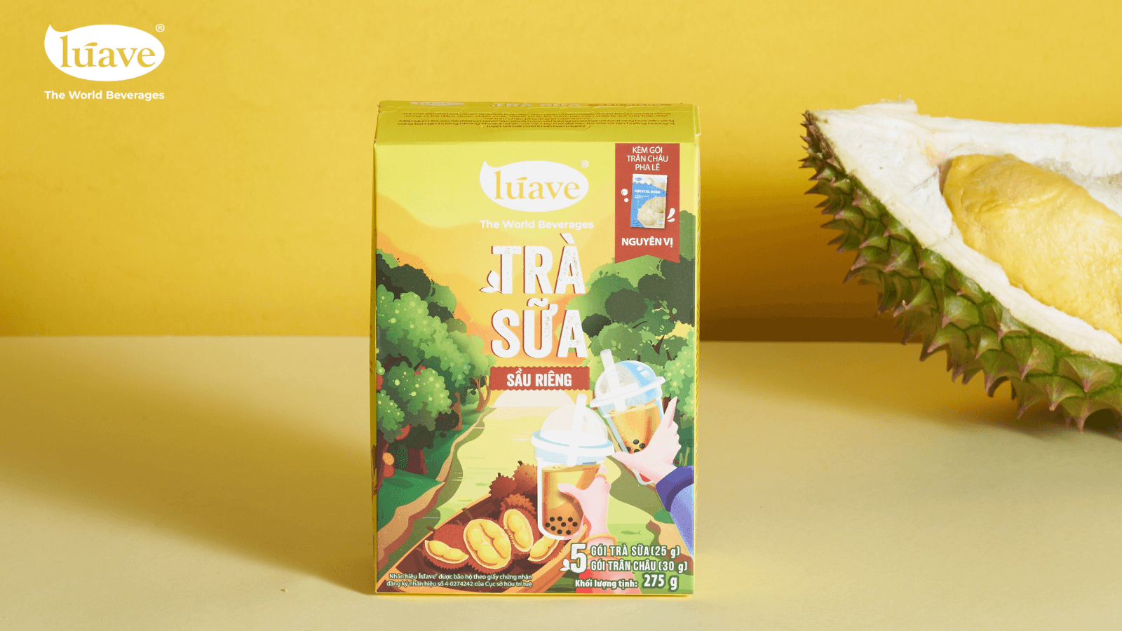 TRÀ SỮA HÒA TAN VỊ SẦU RIÊNG – ĐẬM ĐÀ VÀ ĐẶC TRƯNG KHÓ CƯỠNG