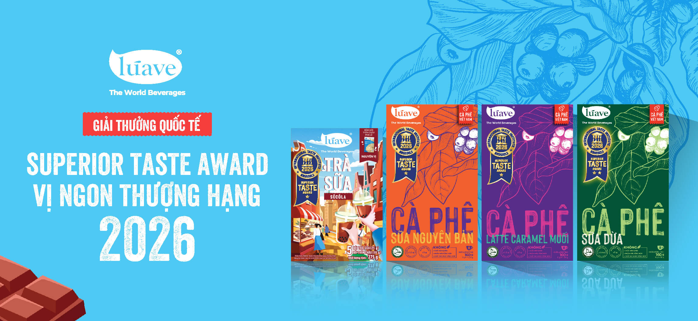 LÚAVE & CÚ "HATTRICK" QUỐC TẾ: 3 NĂM LIÊN TIẾP CHINH PHỤC VỊ NGON THƯỢNG HẠNG (2024–2026)